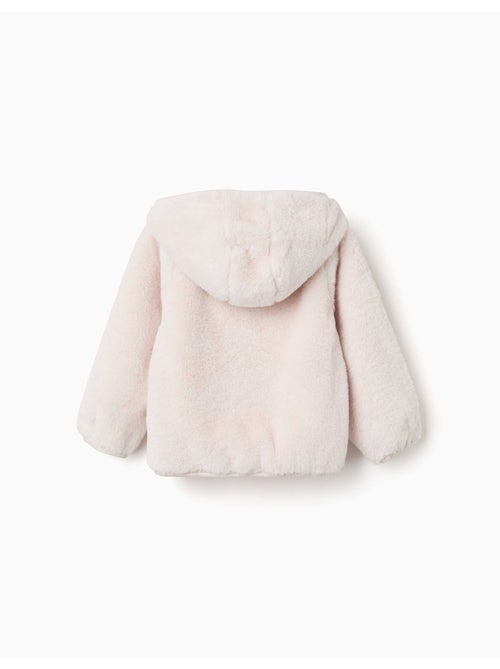 Giacca in peluche con cappuccio e cerniera frontale - Kiabi Giacca in peluche con cappuccio e cerniera frontale - Kiabi