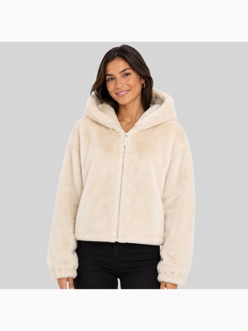 Giacca in pile con cappuccio dadani – geographical norway - Kiabi Giacca in pile con cappuccio dadani – geographical norway - Kiabi