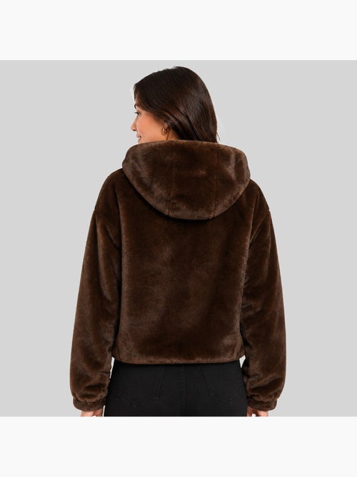 Giacca in pile con cappuccio dadani – geographical norway - Kiabi