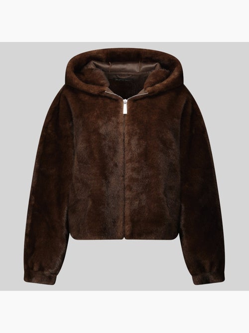 Giacca in pile con cappuccio dadani – geographical norway - Kiabi