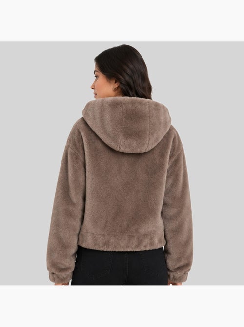 Giacca in pile con cappuccio dadani – geographical norway - Kiabi Giacca in pile con cappuccio dadani – geographical norway - Kiabi