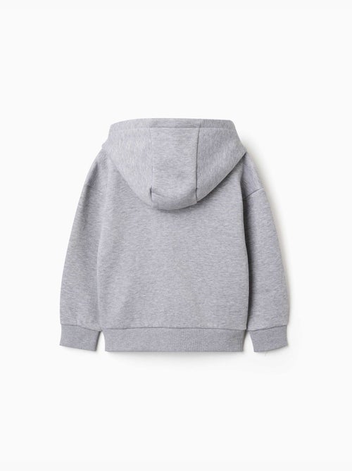 Giacca in pile con cappuccio e fodera spazzolata - Kiabi Giacca in pile con cappuccio e fodera spazzolata - Kiabi