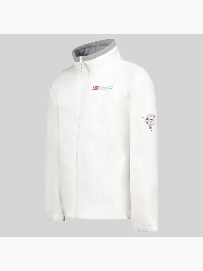 Giacca in pile con cappuccio tamazonie – geographical norway Bianco - Kiabi
