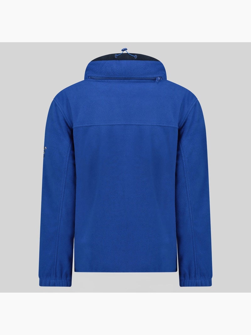 Giacca in pile con cappuccio tamazonie – geographical norway Blu reale - Kiabi