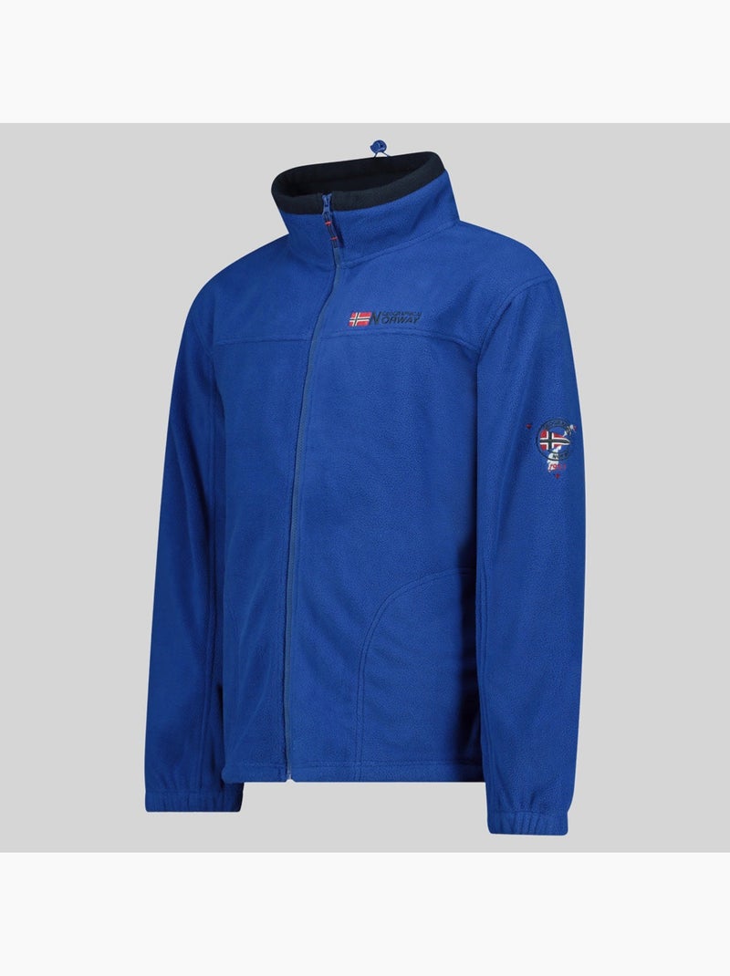 Giacca in pile con cappuccio tamazonie – geographical norway Blu reale - Kiabi