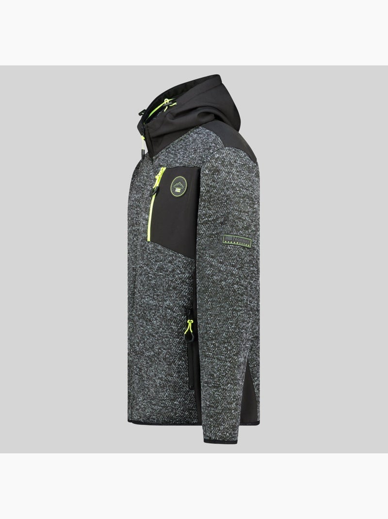 Giacca in pile con cappuccio tank – geographical norway Nero - Kiabi
