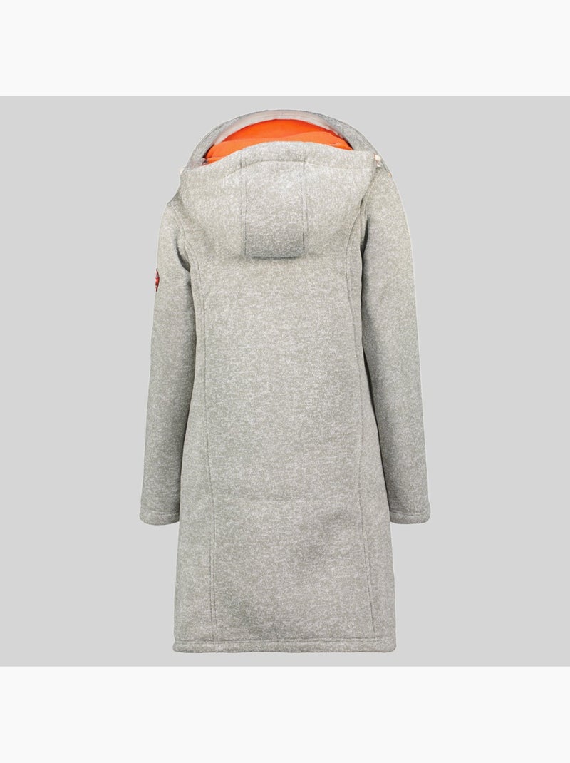 Giacca in pile con cappuccio tantastique – geographical norway Grigio chiaro - Kiabi