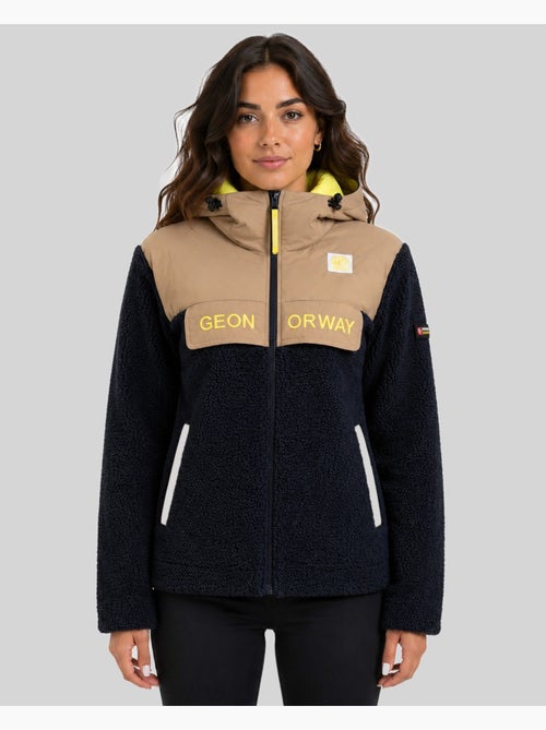 Giacca in pile con cappuccio techic fz – geographical norway - Kiabi