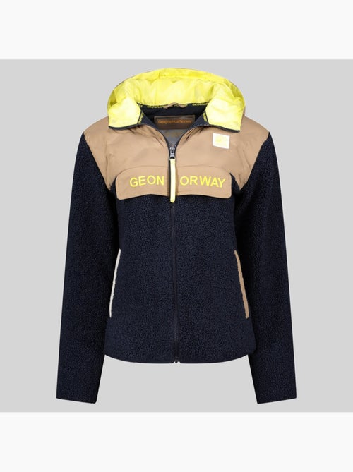 Giacca in pile con cappuccio techic fz – geographical norway - Kiabi