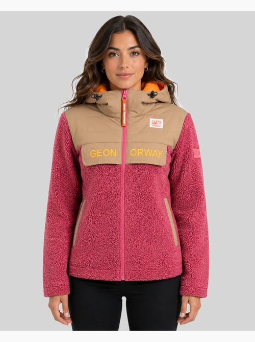 Giacca in pile con cappuccio techic fz – geographical norway - Kiabi