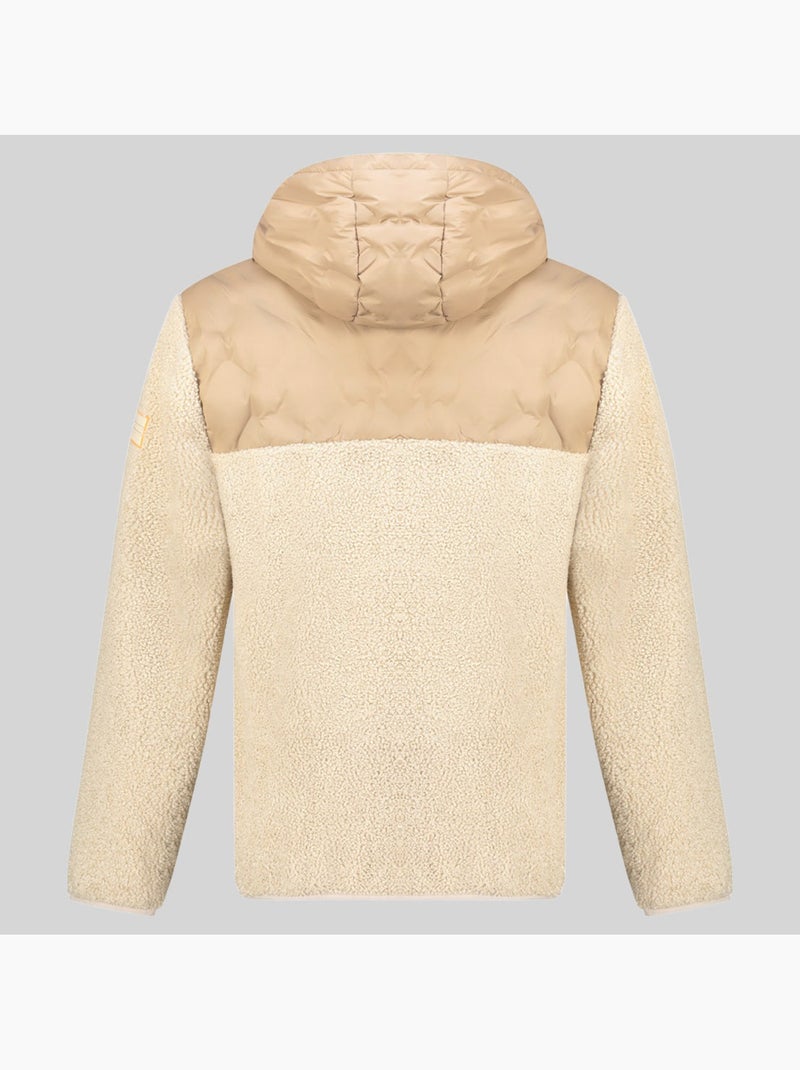 Giacca in pile con cappuccio teclass hz – geographical norway Beige - Kiabi