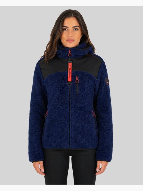 Giacca in pile con cappuccio telodia – geographical norway - Kiabi Giacca in pile con cappuccio telodia – geographical norway - Kiabi
