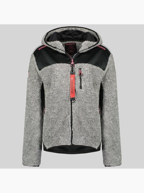Giacca in pile con cappuccio telodia – geographical norway - Kiabi Giacca in pile con cappuccio telodia – geographical norway - Kiabi