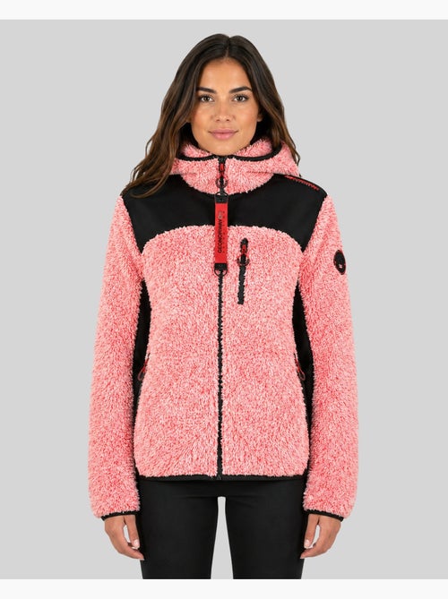 Giacca in pile con cappuccio telodia – geographical norway - Kiabi