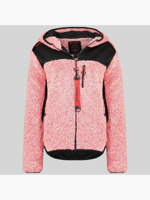 Giacca in pile con cappuccio telodia – geographical norway - Kiabi