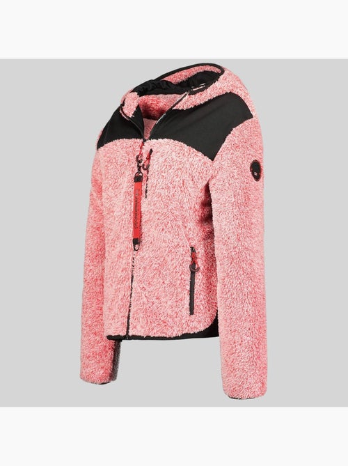 Giacca in pile con cappuccio telodia – geographical norway - Kiabi