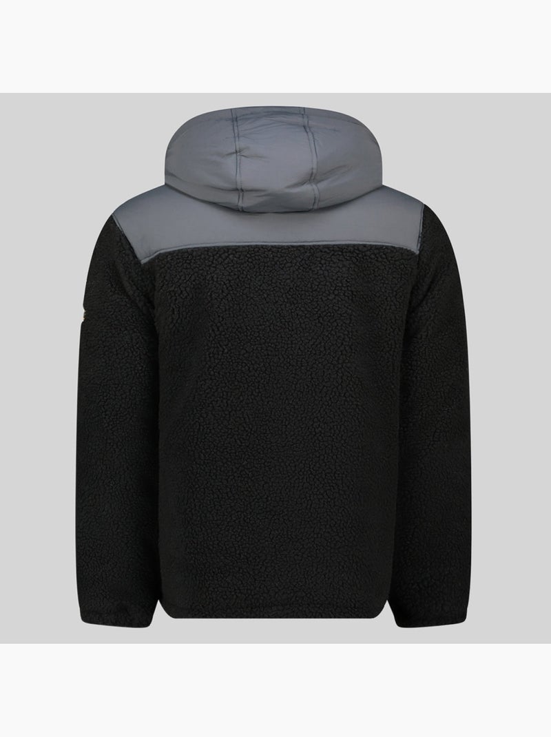 Giacca in pile con cappuccio terpa – geographical norway Nero - Kiabi