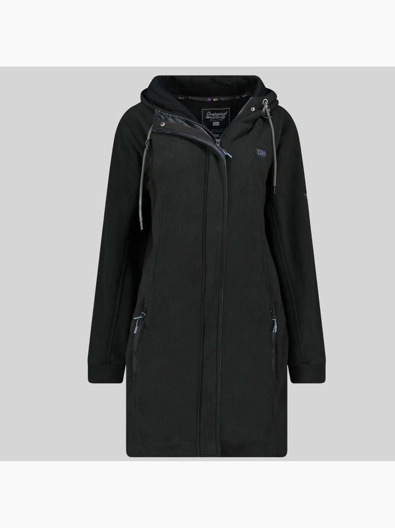 Giacca in pile con cappuccio timothe – geographical norway Nero - Kiabi