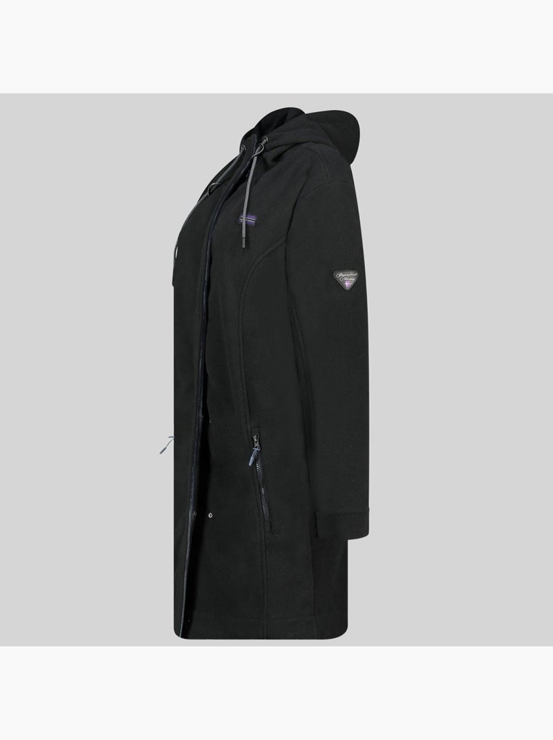 Giacca in pile con cappuccio timothe – geographical norway Nero - Kiabi
