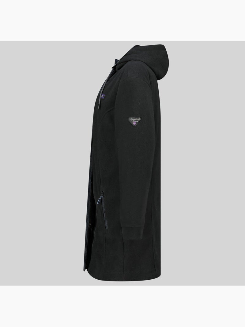 Giacca in pile con cappuccio timothe – geographical norway Nero - Kiabi