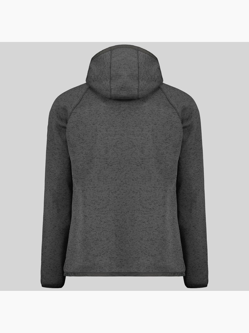 Giacca in pile con cappuccio tiparni – geographical norway Grigio scuro - Kiabi