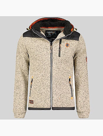 Giacca in pile con cappuccio toledo – geographical norway