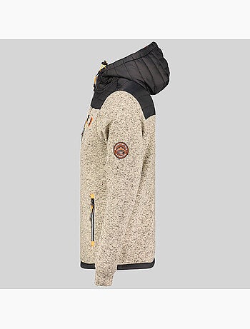 Giacca in pile con cappuccio toledo – geographical norway