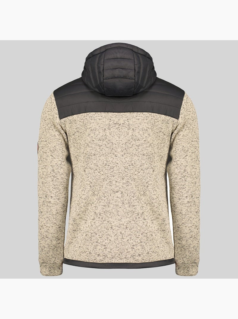 Giacca in pile con cappuccio toledo – geographical norway Grigio chiaro - Kiabi
