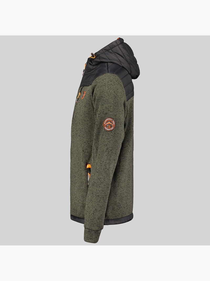 Giacca in pile con cappuccio toledo – geographical norway Grigio scuro - Kiabi