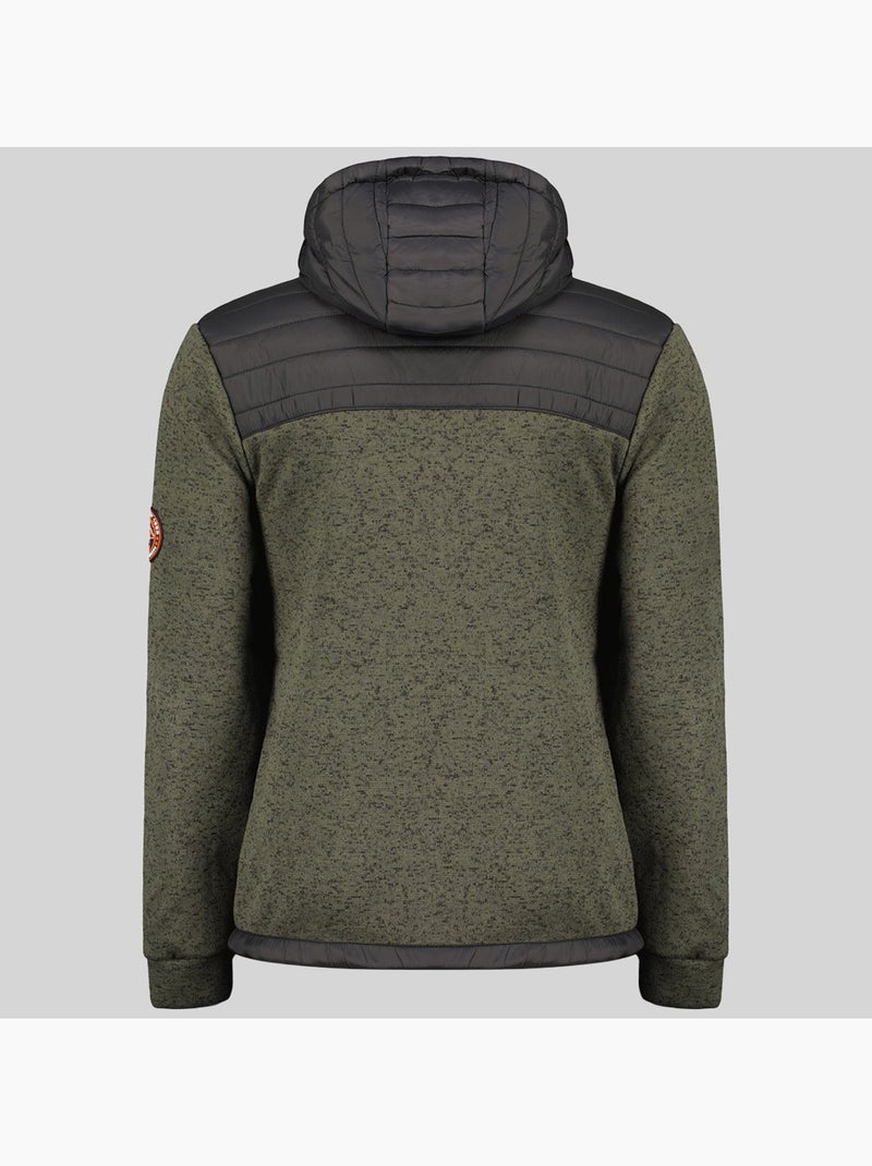 Giacca in pile con cappuccio toledo – geographical norway Grigio scuro - Kiabi