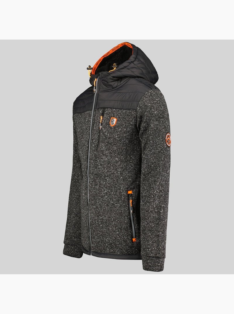 Giacca in pile con cappuccio toledo – geographical norway Nero - Kiabi