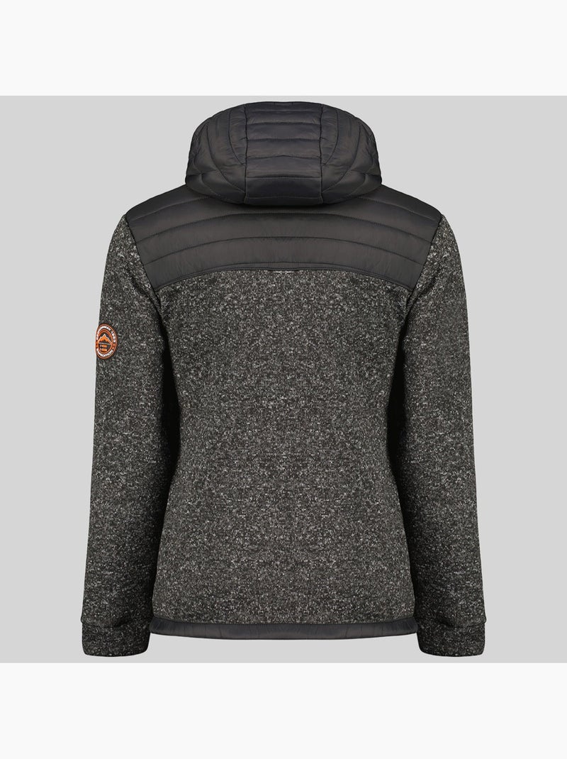 Giacca in pile con cappuccio toledo – geographical norway Nero - Kiabi