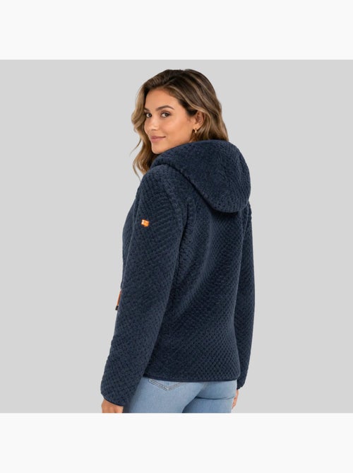 Giacca in pile con cappuccio torsade – geographical norway - Kiabi Giacca in pile con cappuccio torsade – geographical norway - Kiabi