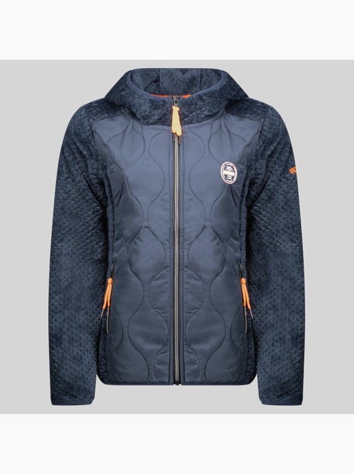 Giacca in pile con cappuccio torsade – geographical norway - Kiabi Giacca in pile con cappuccio torsade – geographical norway - Kiabi