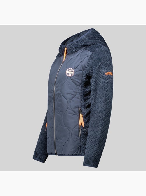Giacca in pile con cappuccio torsade – geographical norway - Kiabi Giacca in pile con cappuccio torsade – geographical norway - Kiabi