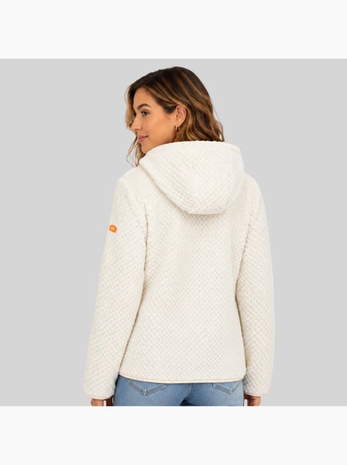 Giacca in pile con cappuccio torsade – geographical norway - Kiabi