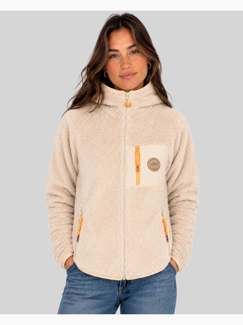 Giacca in pile con cappuccio toscana – geographical norway - Kiabi Giacca in pile con cappuccio toscana – geographical norway - Kiabi