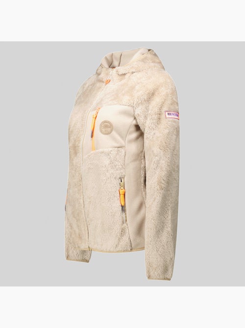 Giacca in pile con cappuccio toscana – geographical norway - Kiabi Giacca in pile con cappuccio toscana – geographical norway - Kiabi