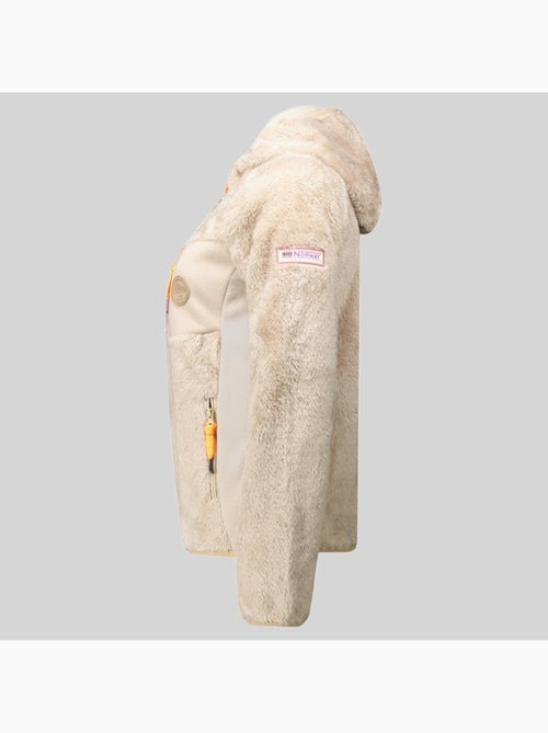 Giacca in pile con cappuccio toscana – geographical norway - Kiabi Giacca in pile con cappuccio toscana – geographical norway - Kiabi