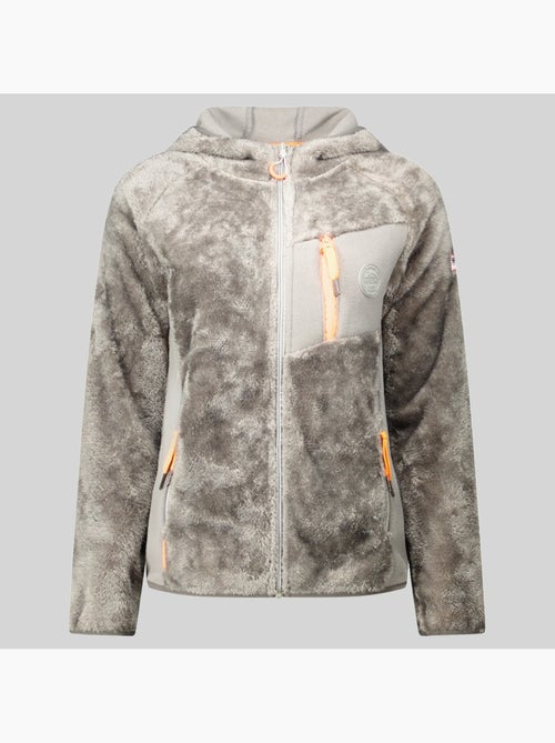 Giacca in pile con cappuccio toscana – geographical norway - Kiabi Giacca in pile con cappuccio toscana – geographical norway - Kiabi