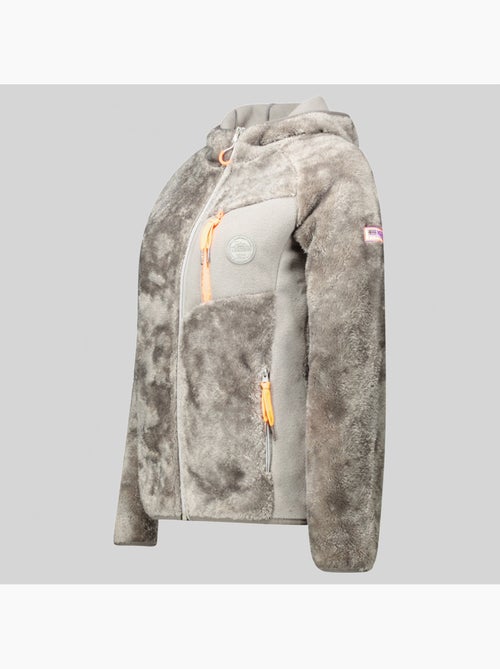 Giacca in pile con cappuccio toscana – geographical norway - Kiabi Giacca in pile con cappuccio toscana – geographical norway - Kiabi