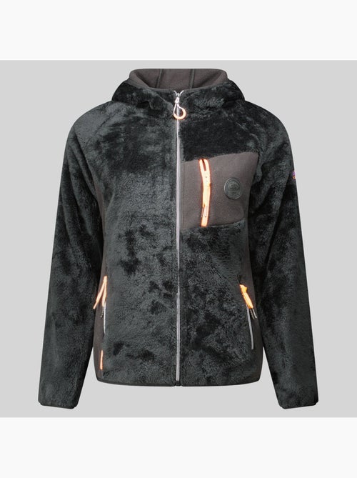 Giacca in pile con cappuccio toscana – geographical norway - Kiabi Giacca in pile con cappuccio toscana – geographical norway - Kiabi