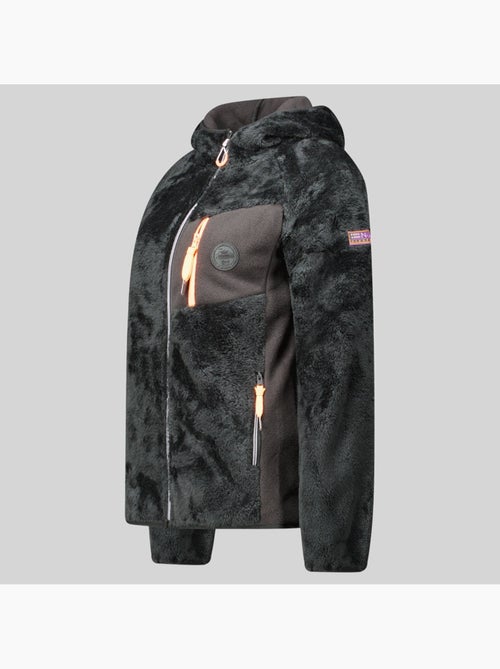 Giacca in pile con cappuccio toscana – geographical norway - Kiabi Giacca in pile con cappuccio toscana – geographical norway - Kiabi