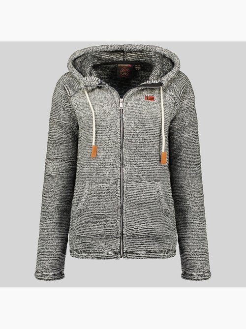 Giacca in pile con cappuccio trigo – geographical norway - Kiabi Giacca in pile con cappuccio trigo – geographical norway - Kiabi