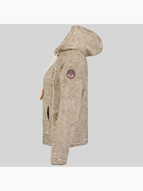 Giacca in pile con cappuccio trigo – geographical norway - Kiabi