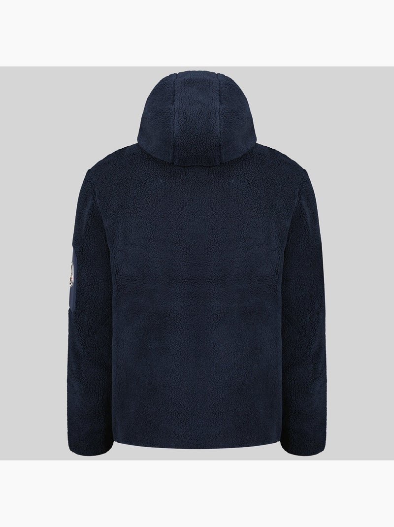 Giacca in pile con cappuccio tufour – geographical norway Blu marino - Kiabi