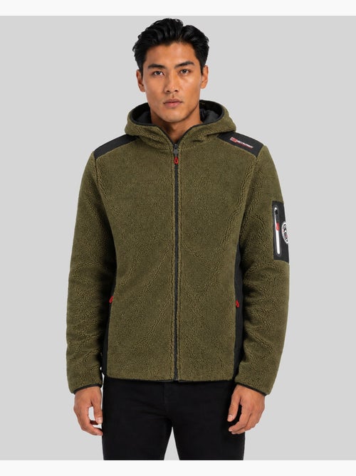 Giacca in pile con cappuccio tufour – geographical norway - Kiabi Giacca in pile con cappuccio tufour – geographical norway - Kiabi