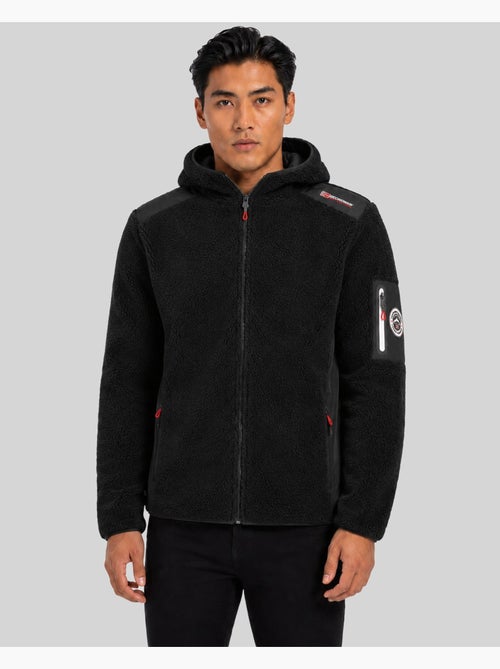 Giacca in pile con cappuccio tufour – geographical norway - Kiabi Giacca in pile con cappuccio tufour – geographical norway - Kiabi