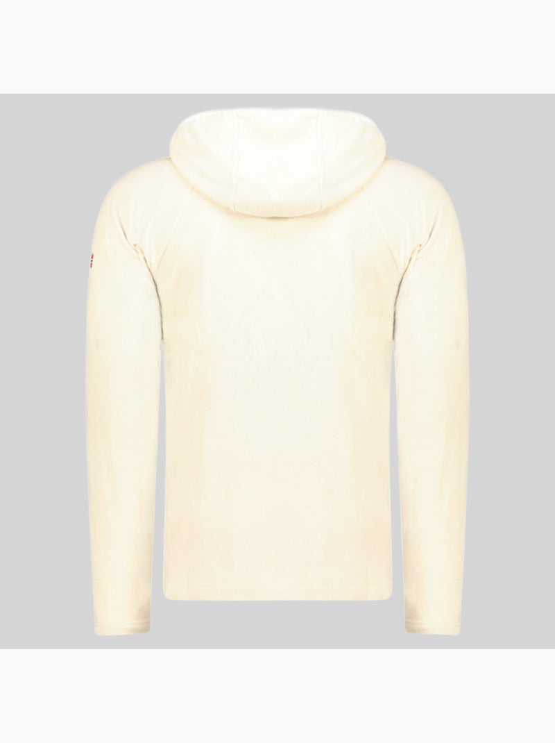 Giacca in pile con cappuccio tugood – geographical norway Bianco sporco - Kiabi