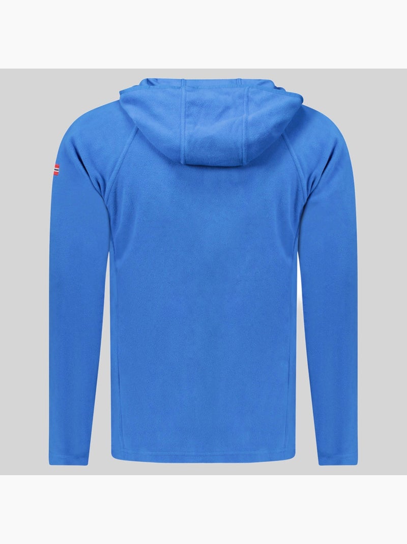 Giacca in pile con cappuccio tugood – geographical norway Blu reale - Kiabi